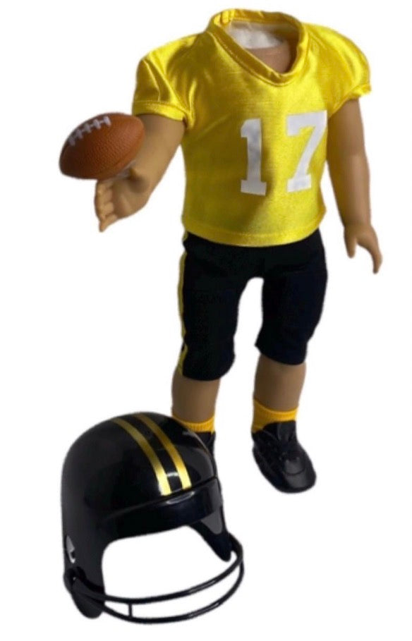 18" Doll Complete Football Outfit