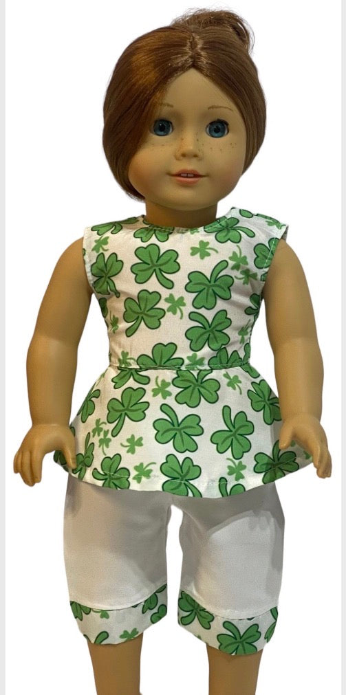 18" Doll Shamrock Design Outfit