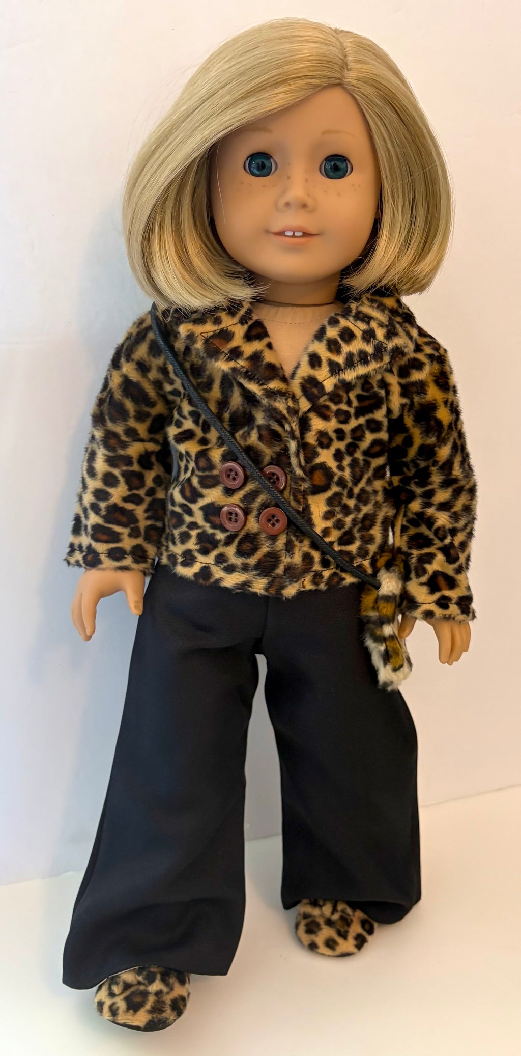 18" Doll Fancy Leopard Print Outfit