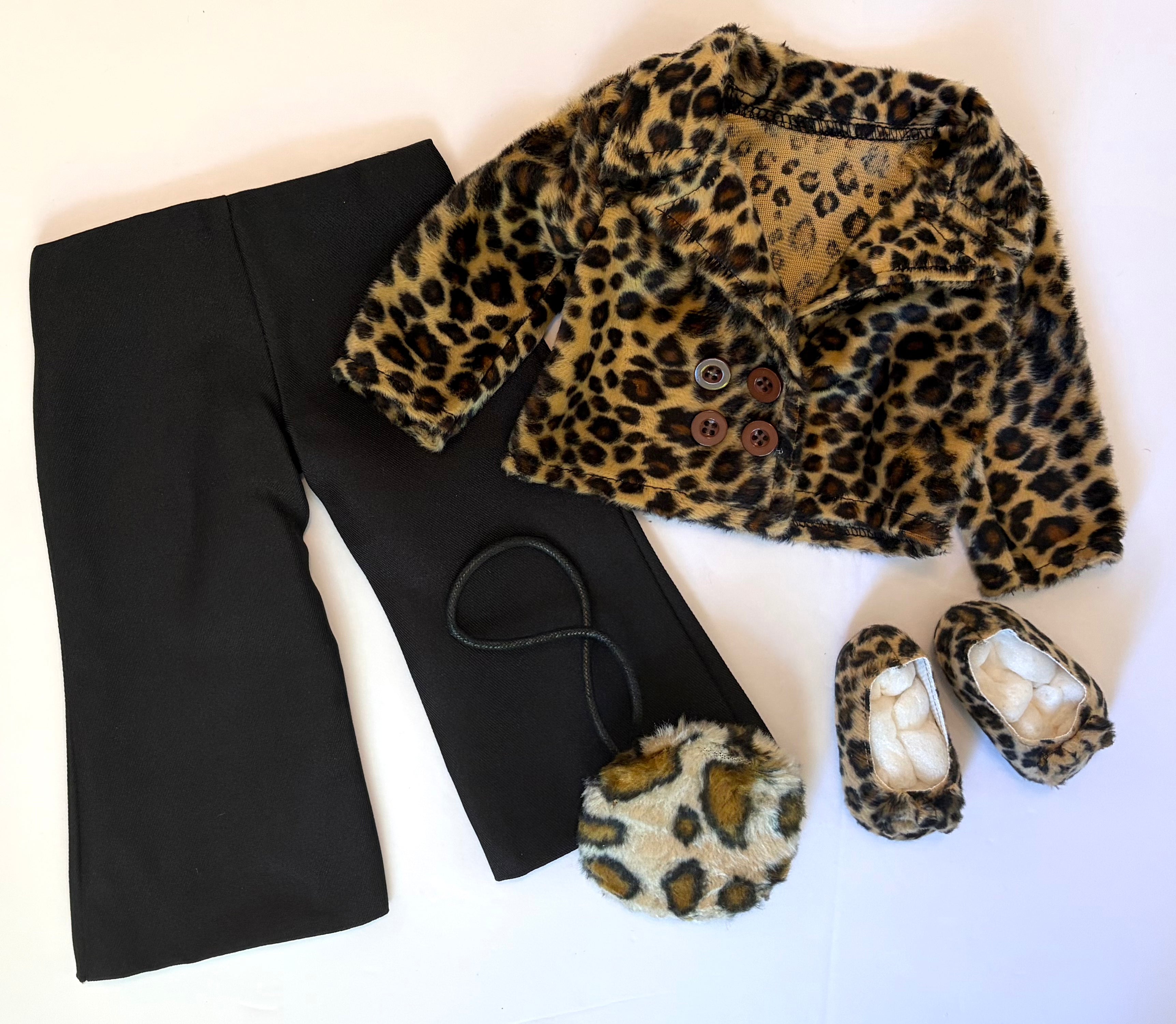 18" Doll Fancy Leopard Print Outfit