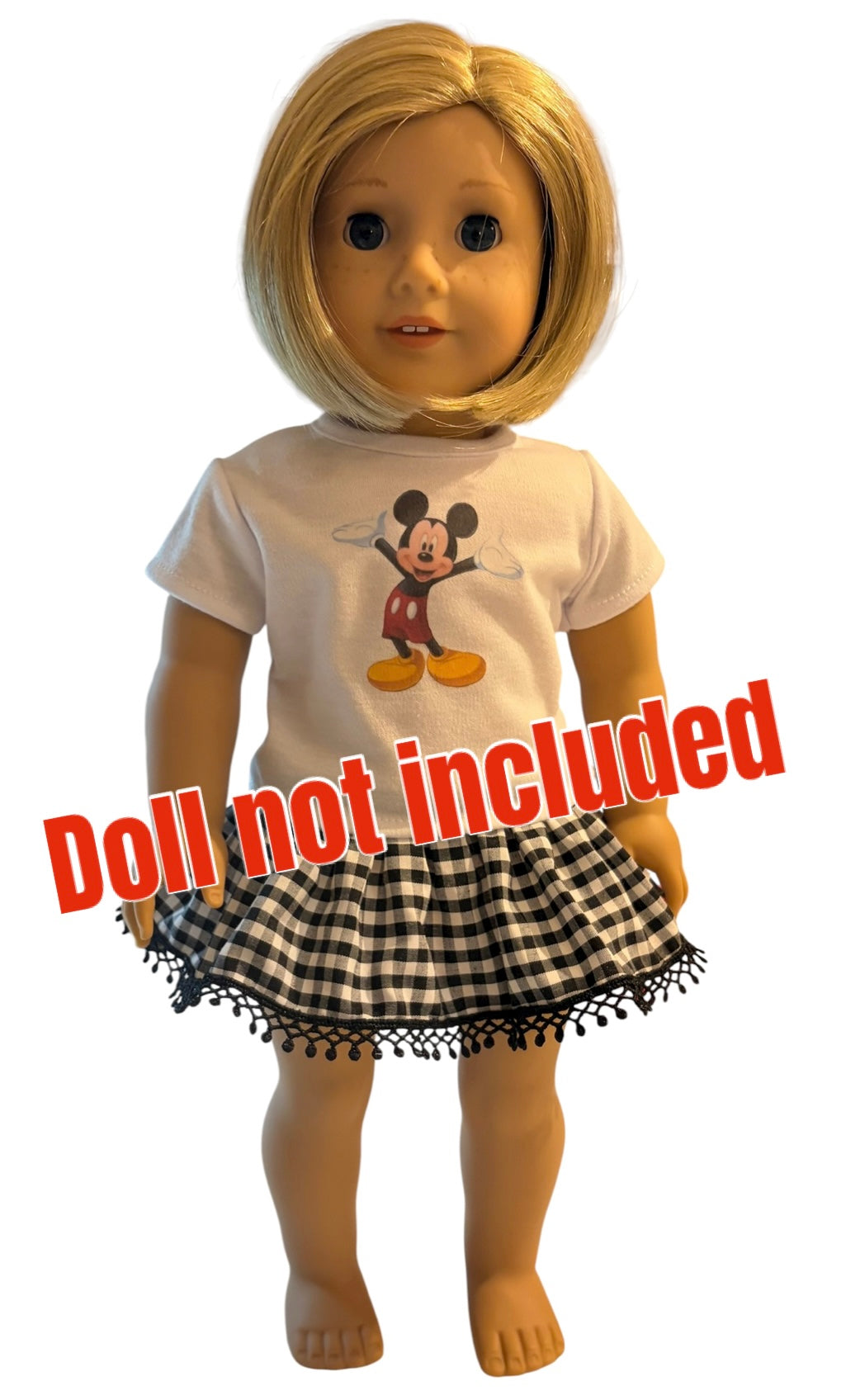 18" Doll Mickey Mouse Outfit