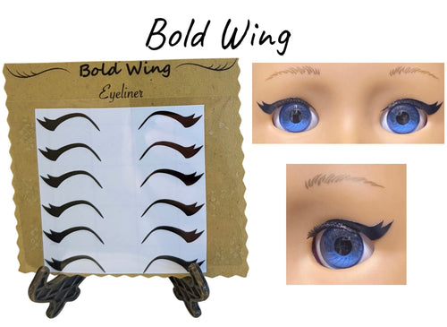 18" American Girl Doll BOLD WING Eye Makeup
