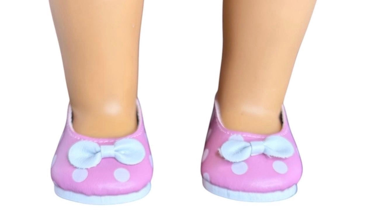 Polka Dot Shoes for 18" American Girl Dolls