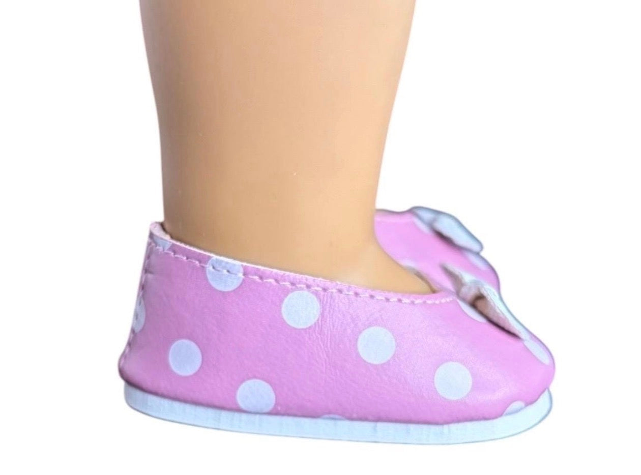 Polka Dot Shoes for 18" American Girl Dolls