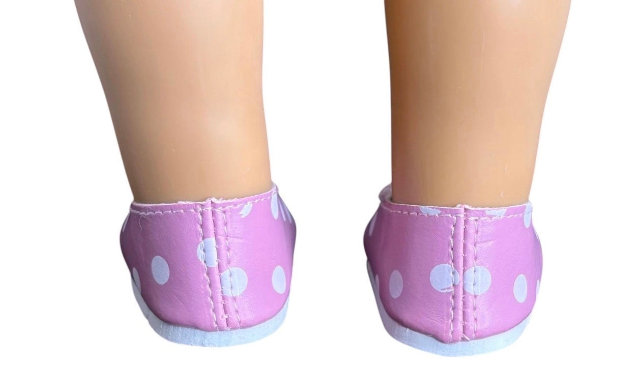 Polka Dot Shoes for 18" American Girl Dolls