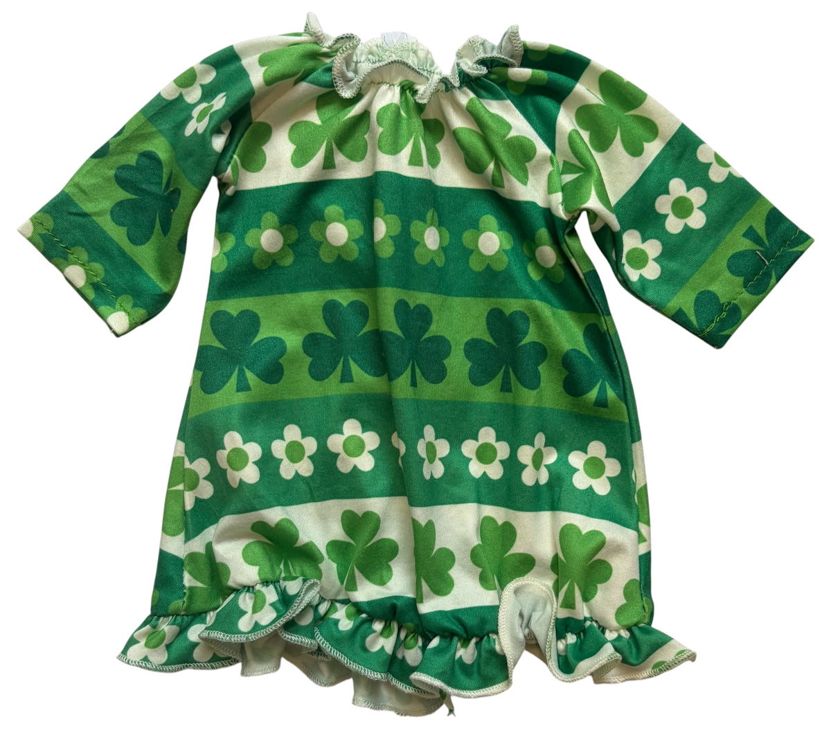 18" Doll Shamrock Nightgown