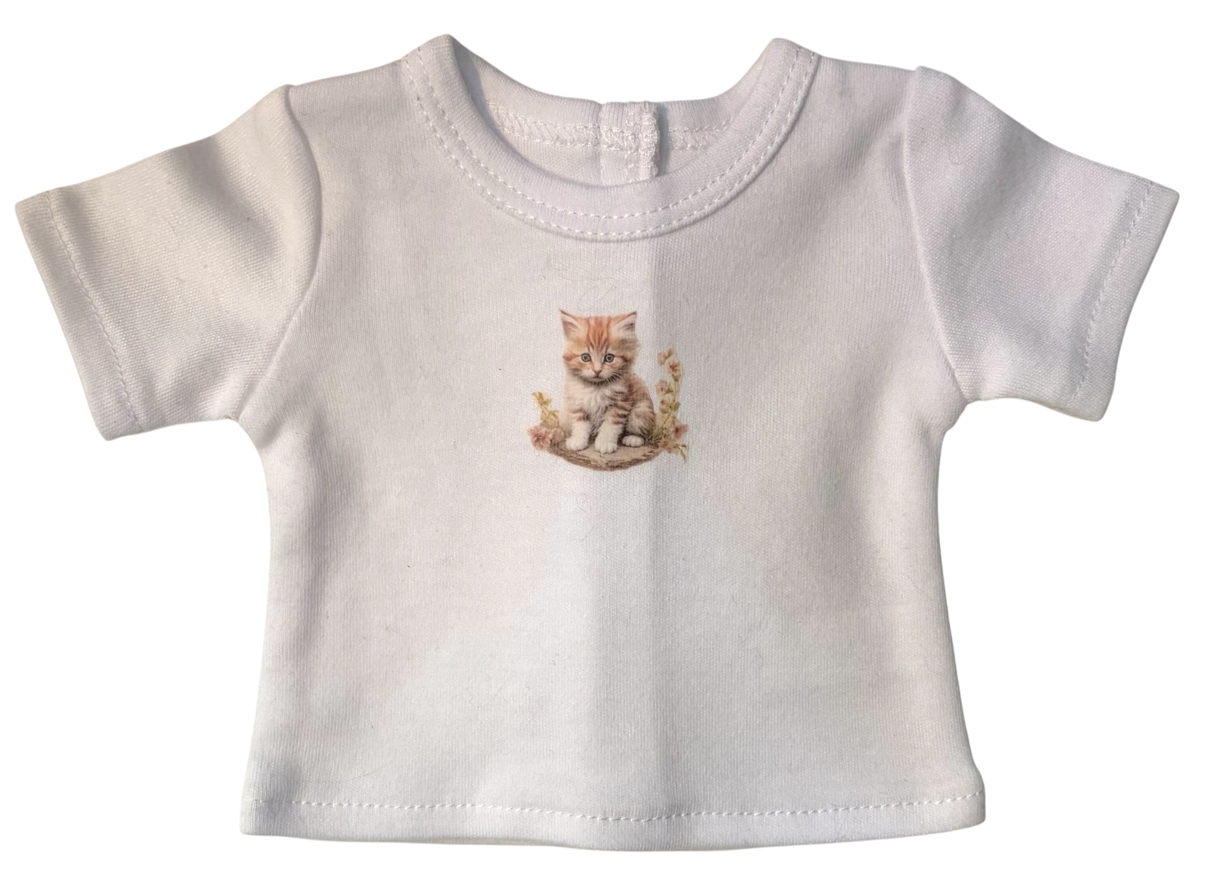 18" Doll T-Shirt - Cute Kitten