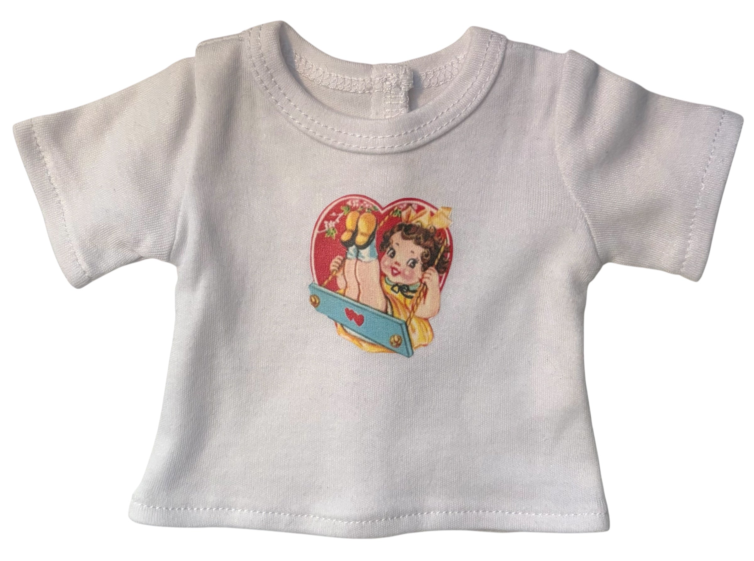 18" Doll T-Shirt - Retro Vintage Graphic