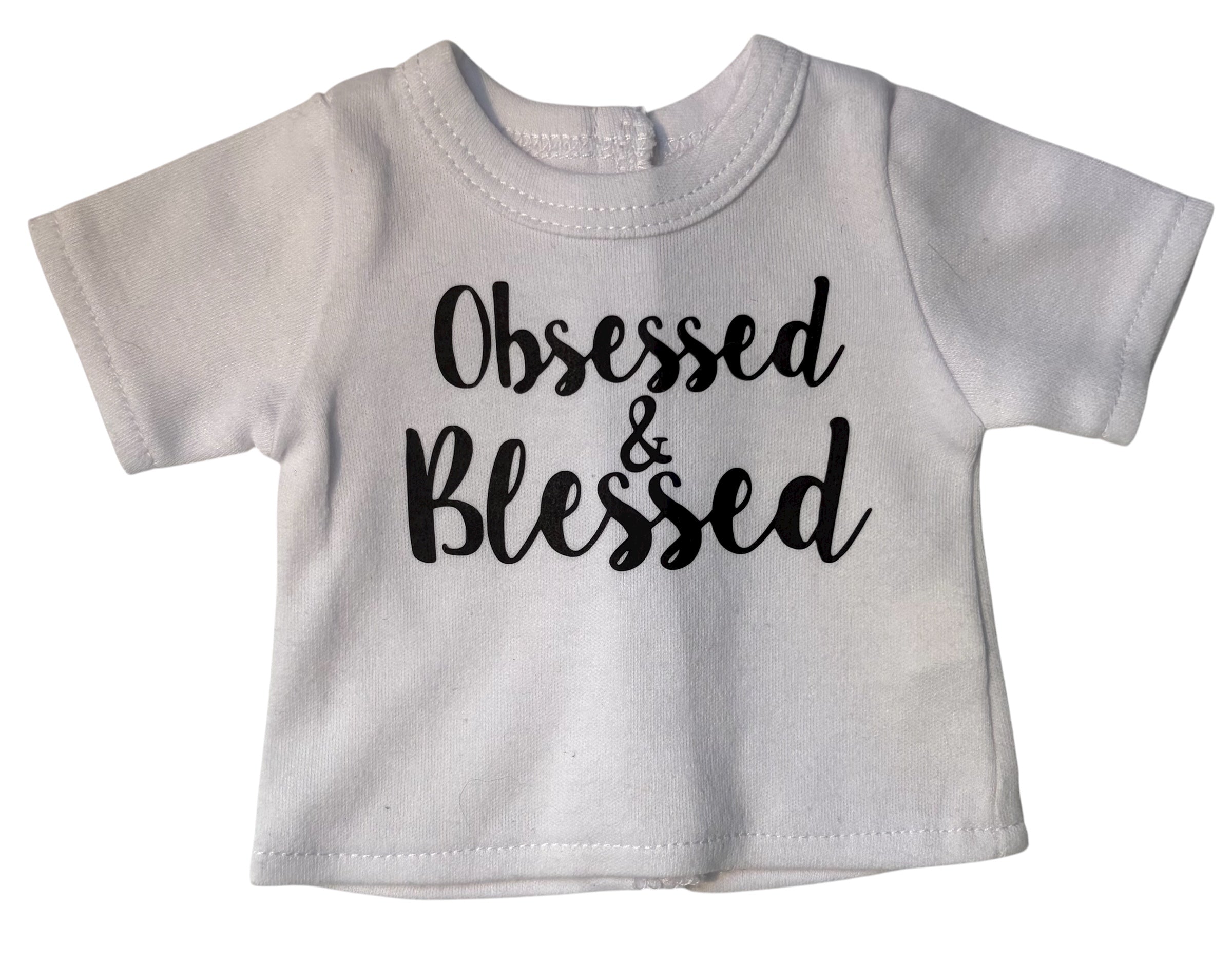 18" Doll T-Shirt - Obsessed and Blessed