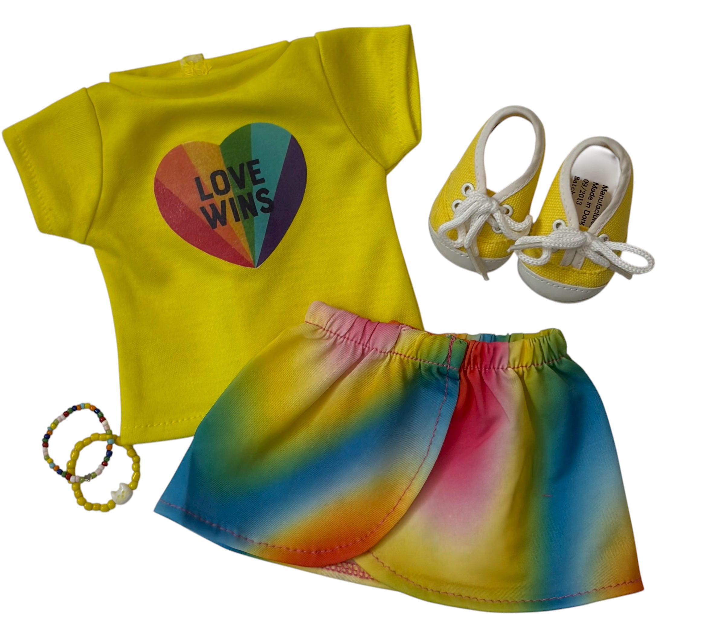 18" Doll Complete Outfit 🏳️‍🌈 LOVE WINS 🏳️‍🌈