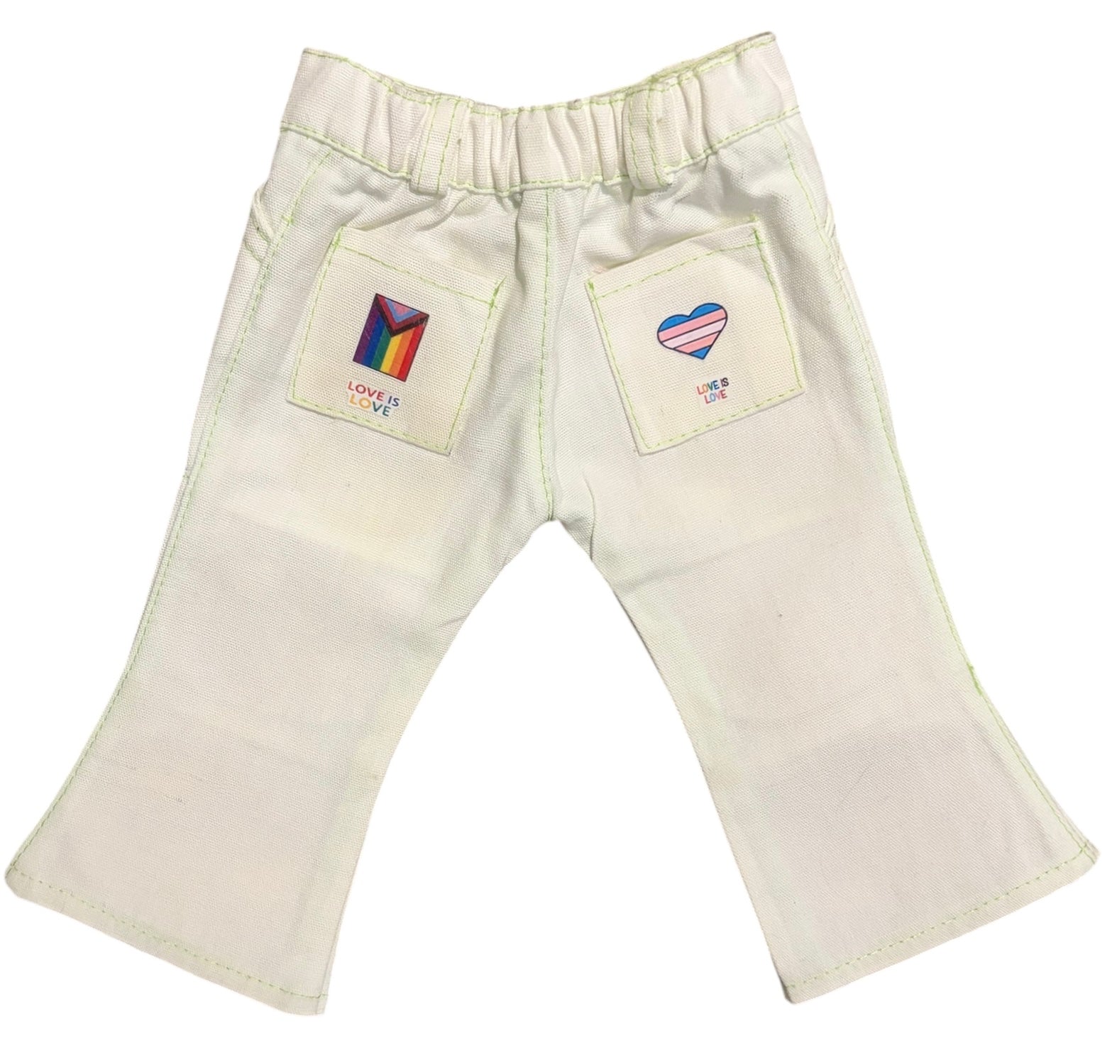 18" Doll Pants 🏳️‍🌈 ☮️ 👊🏼 Human Rights 👊🏼☮️ 🏳️‍🌈