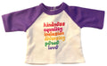18" Doll T-Shirt -  🏳️‍🌈 Love ▪️Kindness ▪️Peace ▪️Diversity ▪️Inclusion ▪️Equality 🏳️‍🌈