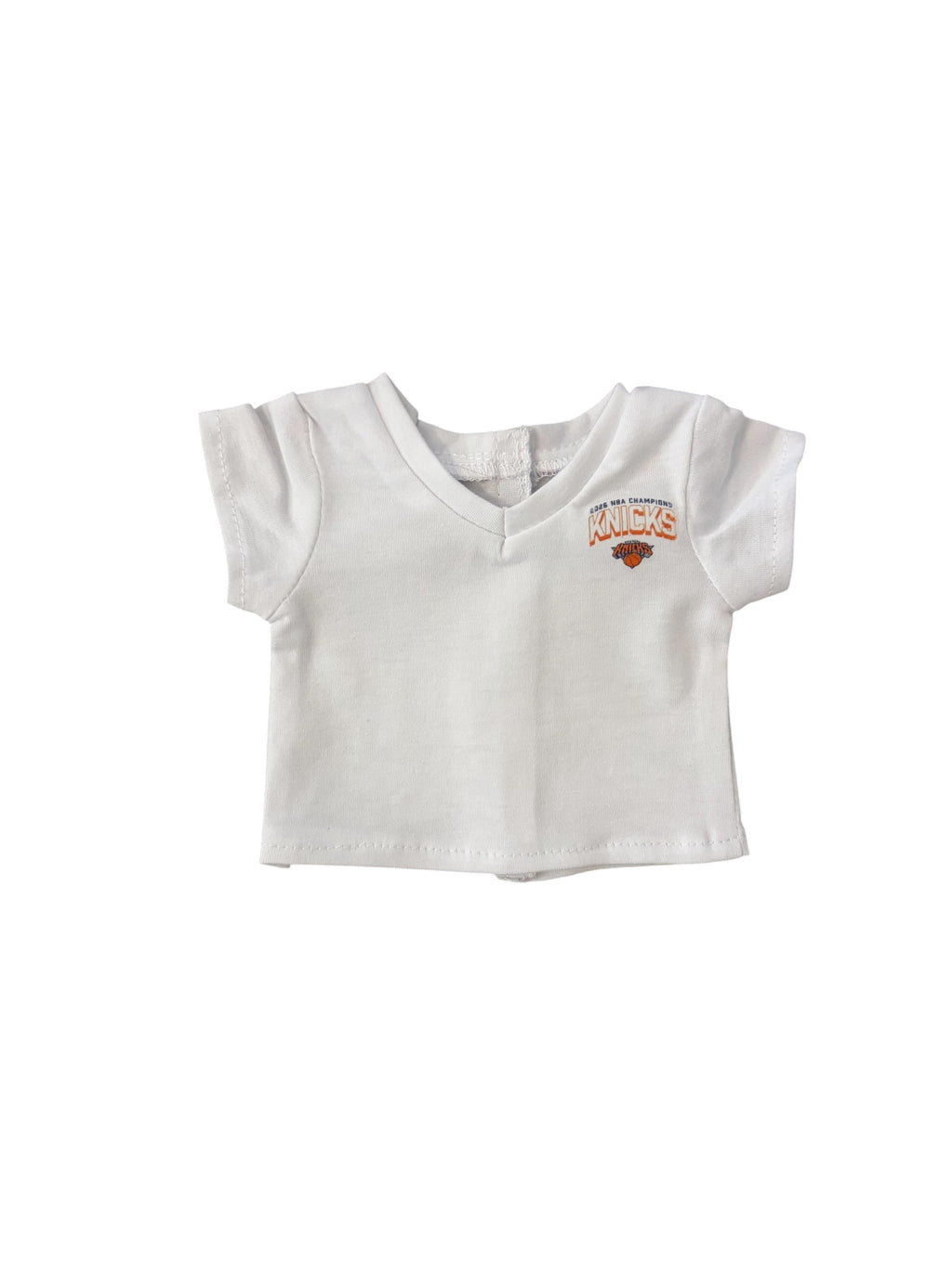NY Knicks Championship White V-Neck Shirt