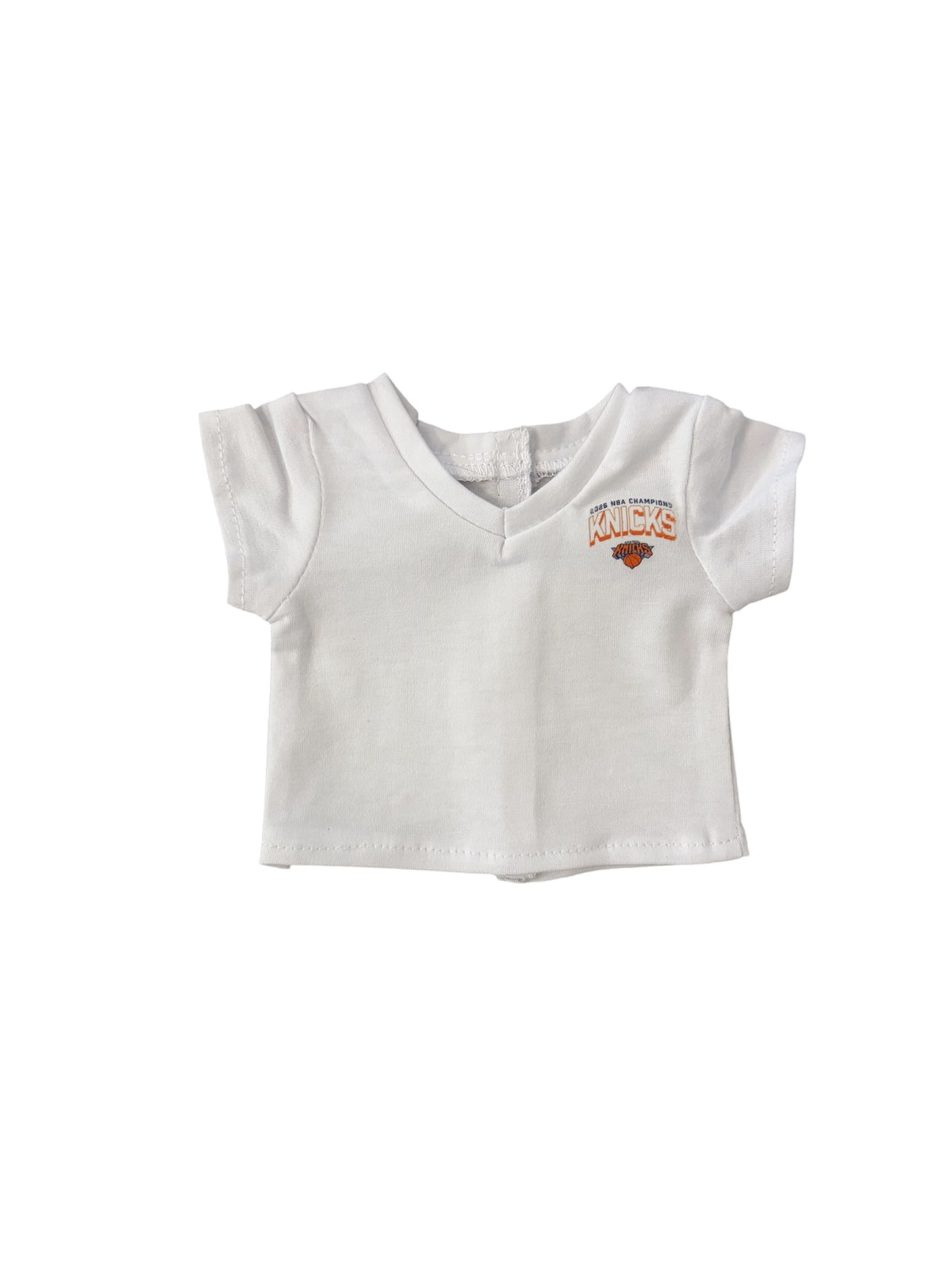 NY Knicks Championship White V-Neck Shirt