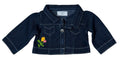 American Girl Doll Inspired Embroidered Jean Jacket