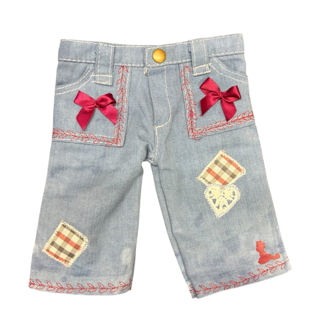 Samantha Parkington Inspired Distressed Cropped Jeans