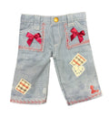 Samantha Parkington Inspired Distressed Cropped Jeans