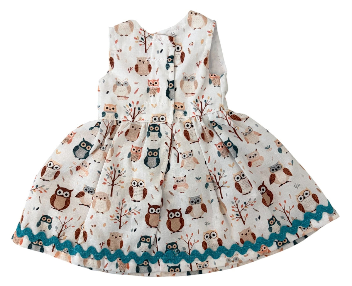 American Girl Doll Inspired Owl Design Dress