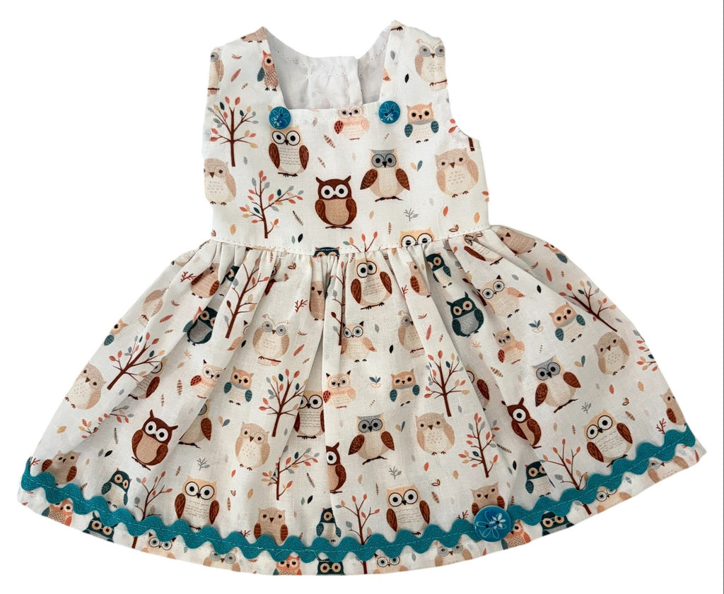 American Girl Doll Inspired Owl Design Dress