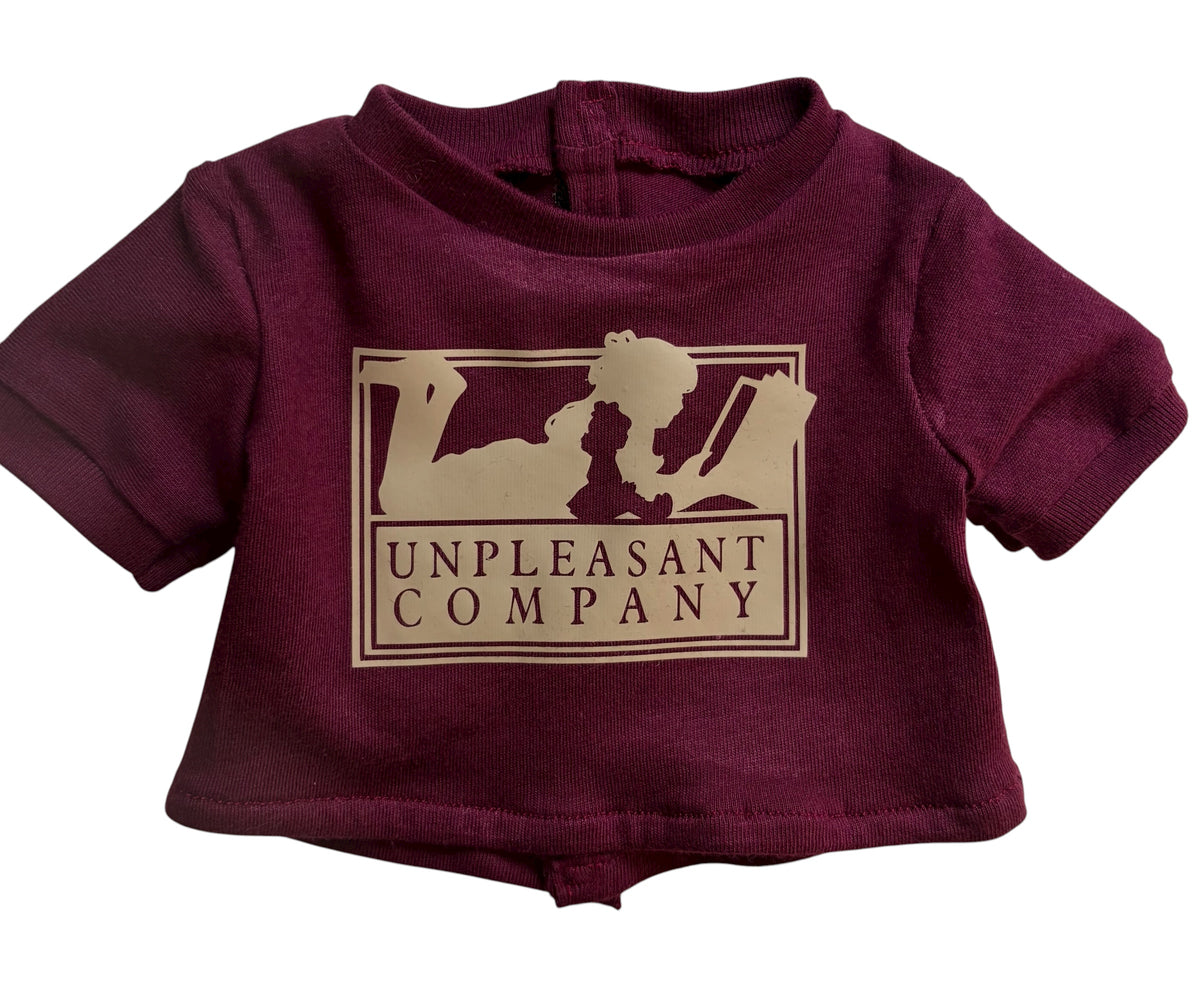 Unpleasant Company Logo Shirt for 18" American Girl Dolls