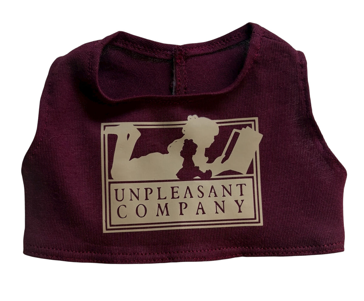 Unpleasant Company Logo Crop Shirt for 18" American Girl Dolls