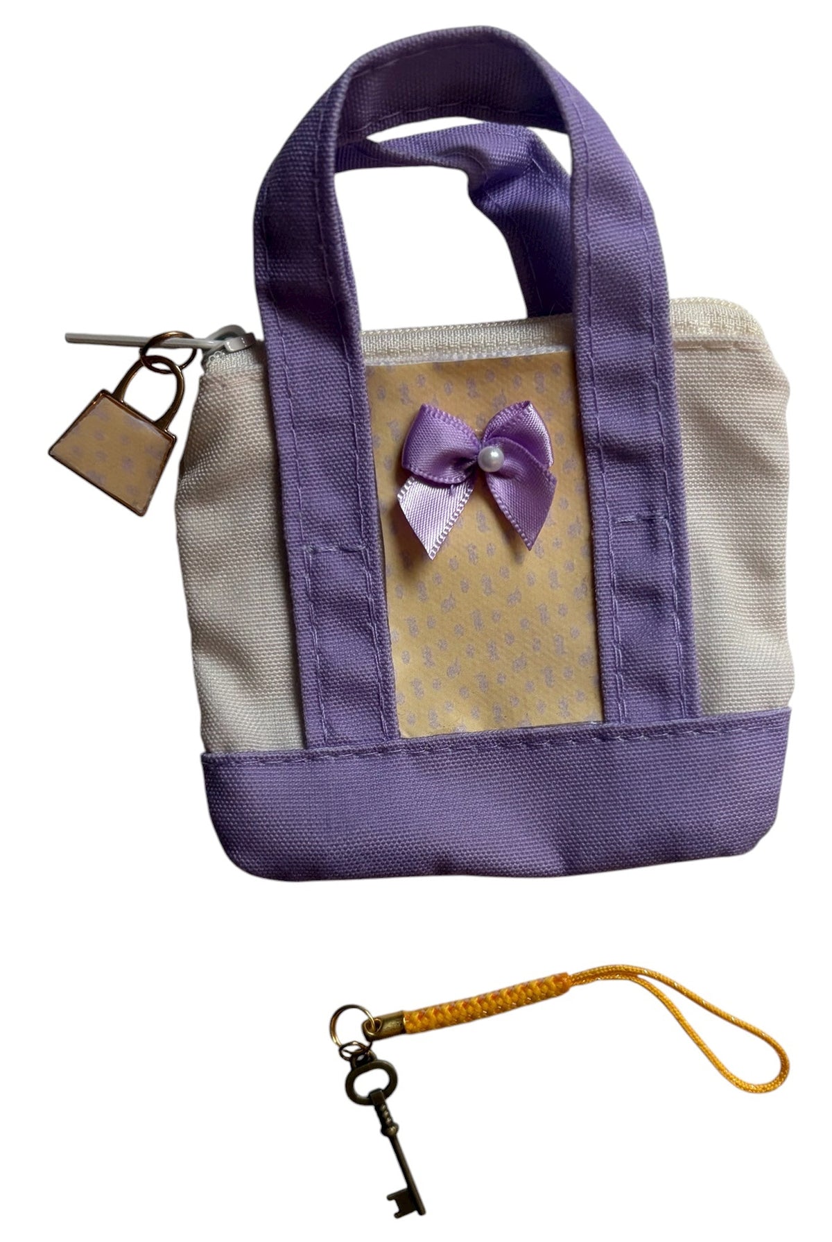 American Girl Doll Claudie Wells Inspired Tote Bag with Key