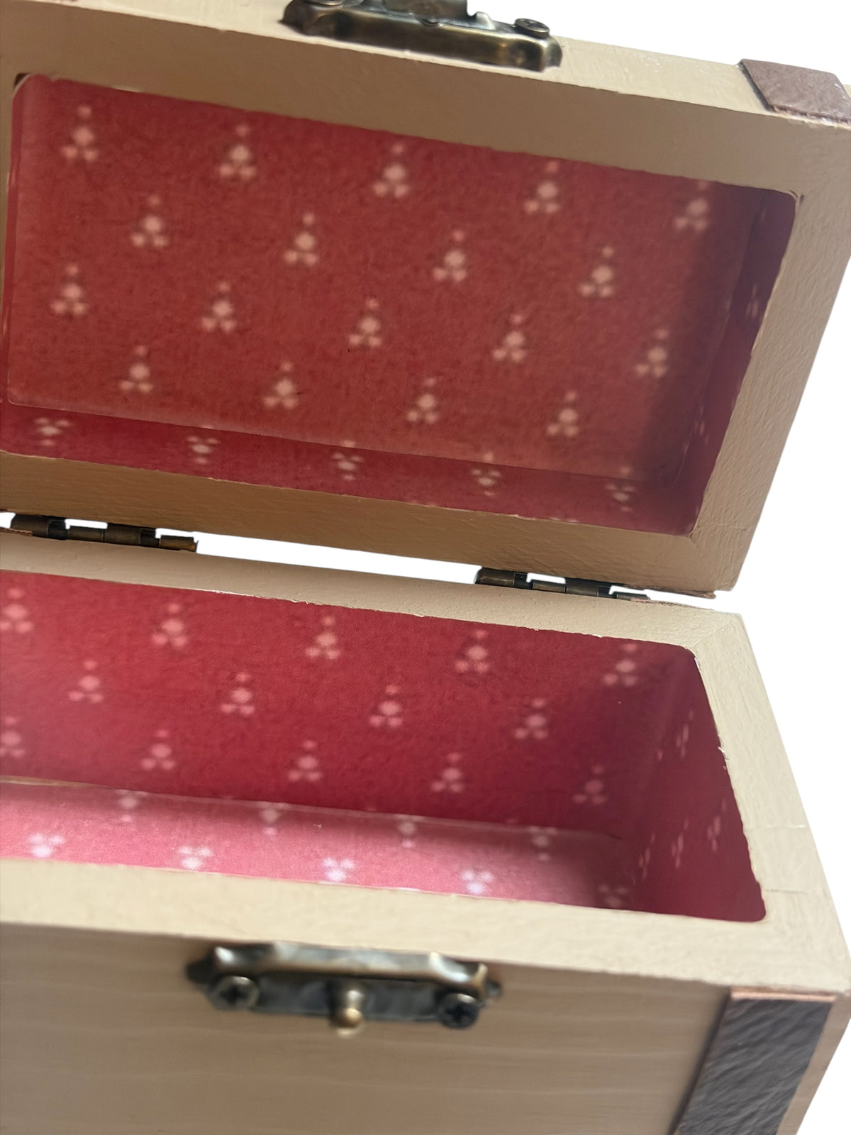 Mini Wood Trunk Inspired by Samantha Parkington's Trunk for 18" Dolls