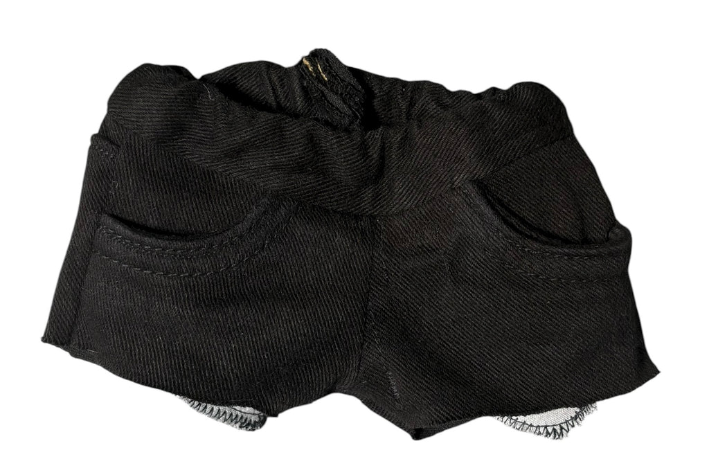 Black Shorts with Functional Pockets for 18" Dolls
