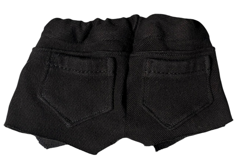 Black Shorts with Functional Pockets for 18" Dolls