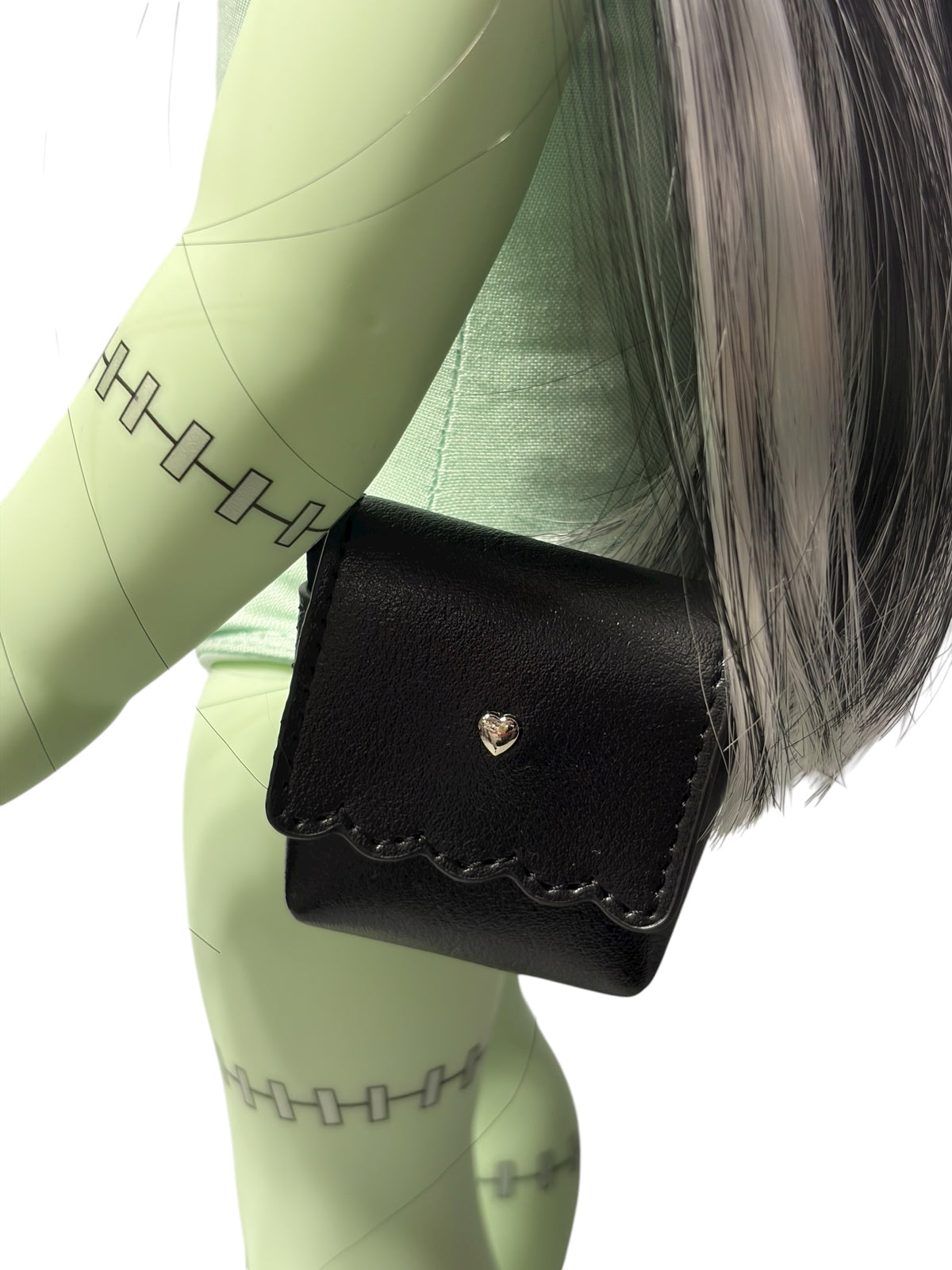 Frankie Inspired Black Purse 18" Dolls