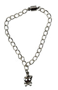 Frankie Inspired Skull and Bones Necklace with MAGNETIC Clasp